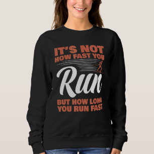 Biathlon Es ist nicht so schnell, wie schnell man Sweatshirt