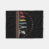 Biathlon Evolution Retro Skigebiet Fleecedecke (Vorderseite (Horizontal))