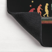 Biathlon Evolution Retro Skigebiet Mousepad (Ecke)