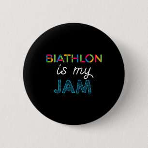 Biathlon ist mein Biathlon-Design Button