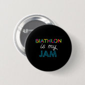 Biathlon ist mein Biathlon-Design Button (Vorne & Hinten)