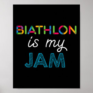 Biathlon ist mein Biathlon-Design Poster
