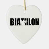 Biathlon Keramikornament (Rechts)