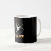 Biathlon Langlauf Biathlete Reiten Kaffeetasse (VorderseiteRechts)
