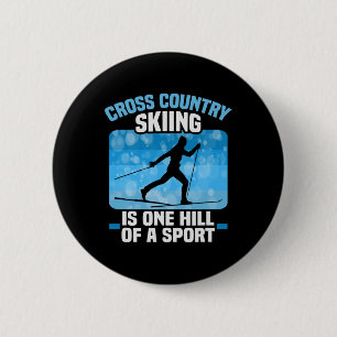 Biathlon Langlauf ist ein Berg von Spo Button
