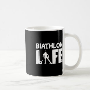 Biathlon Leben für Biathleten Skifahren Kaffeetasse