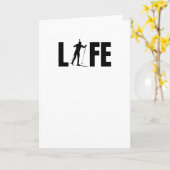 Biathlon Life | Biathlon Lover Ziel Shooting Karte (Gelbe Blume)