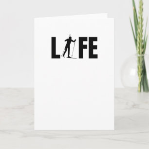 Biathlon Life   Biathlon Lover Ziel Shooting Karte