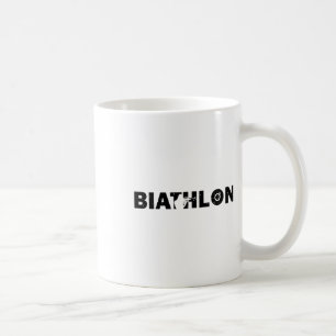 Biathlon Lustiger Biathlet Schiessen Skifahren Zie Kaffeetasse