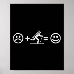 Biathlon macht Happy Funny Biathlon Lover Men Wome Poster