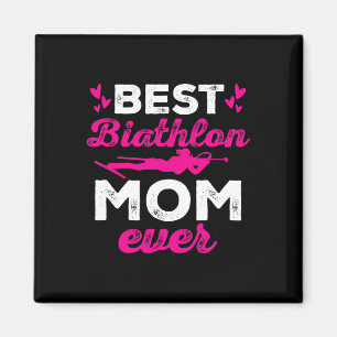 Biathlon Mama Biathlete Geburtstag Magnet