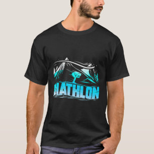 Biathlon Mountains Wintersportgeschenk T-Shirt
