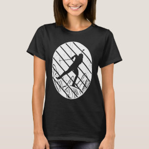 Biathlon Retro Wintersport Biathlete Cross Count T-Shirt