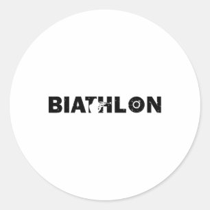 Biathlon Ristorante da Valentino Runder Aufkleber