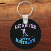 Biathlon Schlüsselanhänger (Vorderseite)