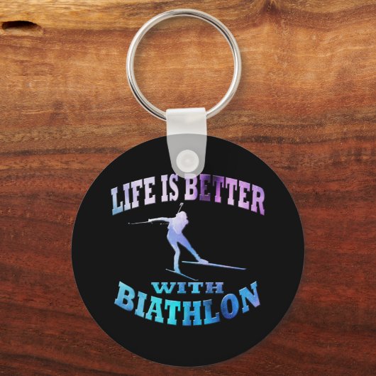 Biathlon Schlüsselanhänger (Vorderseite)