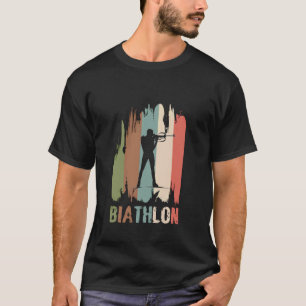 Biathlon-Shirt für Männer, Biathlon für Frauen, Bi T-Shirt