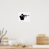 Biathlon Shooting Poster (Küche)