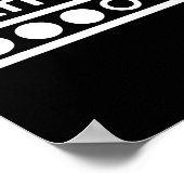 Biathlon Shooting Range Gift - Wintersport Biath Poster (Ecke)