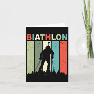 Biathlon Ski Biathlet Wintersport Langlauf  Karte
