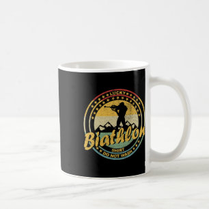 Biathlon Ski Biathlet Wintersport Langlaufen Kaffeetasse
