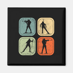 Biathlon Ski Biathlet Wintersport Langlaufen Magnet