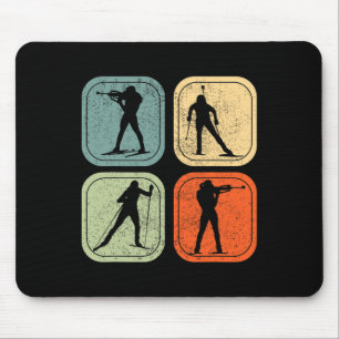 Biathlon Ski Biathlet Wintersport Langlaufen Mousepad