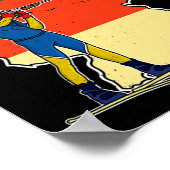 Biathlon Ski Langlaufloipe 11 Poster (Ecke)
