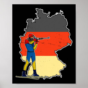 Biathlon Ski Langlaufloipe 11 Poster