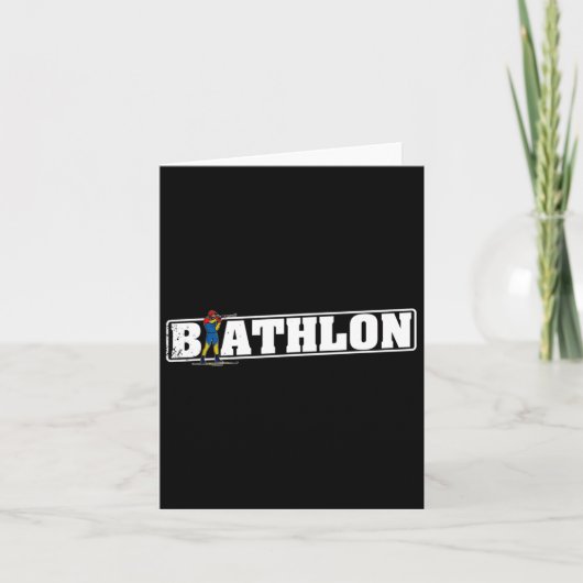 Biathlon Ski Langlaufloipe 5 Karte (Vorderseite)