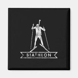 Biathlon Ski Skifahren Skigebiet Ausstattung Magnet
