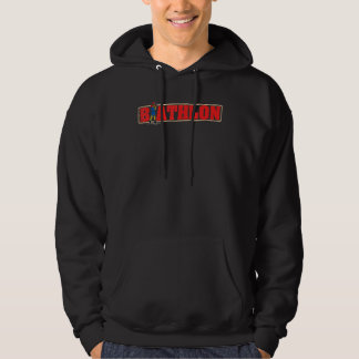 Biathlon-Ski Skifahrer Langlaufskiweg Hoodie