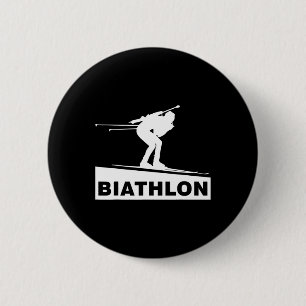 Biathlon Ski Wintersport Langlaufski Button