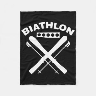 Biathlon Ski Wintersport Langlaufski Fleecedecke
