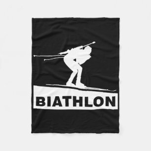Biathlon Ski Wintersport Langlaufski Fleecedecke