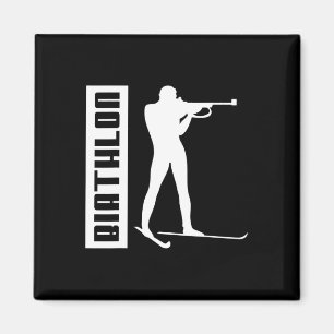 Biathlon Ski Wintersport Langlaufski Magnet