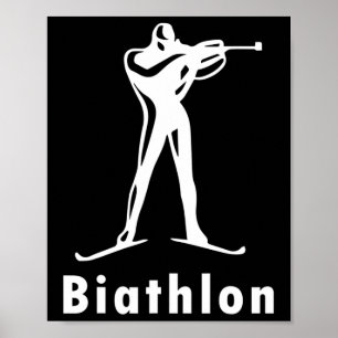 Biathlon Ski Wintersport Langlaufski Poster