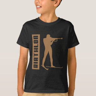 Biathlon Ski Wintersport Langlaufski T-Shirt