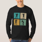 Biathlon Skiing Cross Country Skiing Biathlete Sk T-Shirt (Vorderseite)