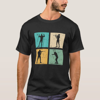 Biathlon Skiing Cross Country Skiing Biathlete Sk T-Shirt