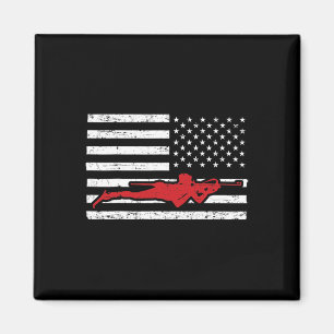 Biathlon Sport Marathon Skilanglauf US-amerikanisc Magnet