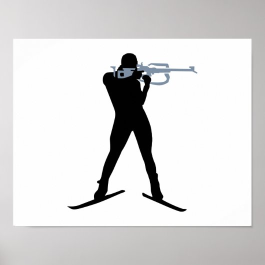 Biathlon sport poster (Vorne)