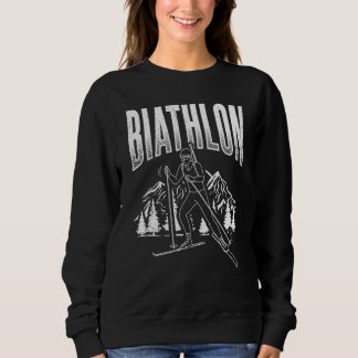 Biathlon sport winter sports snow biathlete winter sweatshirt
