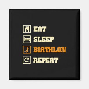 Biathlon Sprichwort Magnet