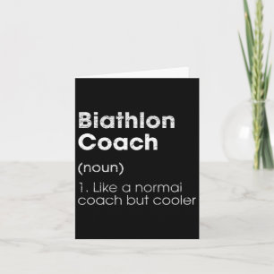 Biathlon-Trainer Definition Sonniges Biathlete Spa Karte