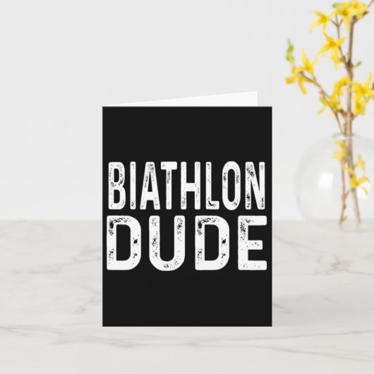 Biathlon Typ Distressive Sprint Pursuit Relay Trac Karte (Gelbe Blume)