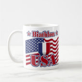 Biathlon USA Kaffeetasse (Links)