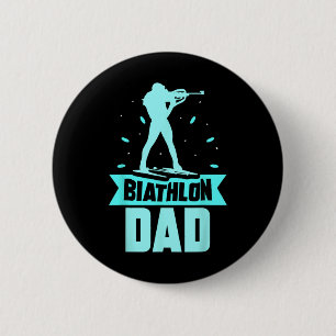 Biathlon Vater Sportbiathlete Biathlon Vater Button