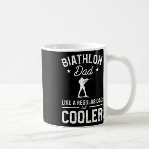 Biathlon Vater wie ein regelmäßiger Vater, aber Co Kaffeetasse