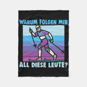 Biathlon Warum all diese Menschen quer durch die W Fleecedecke
